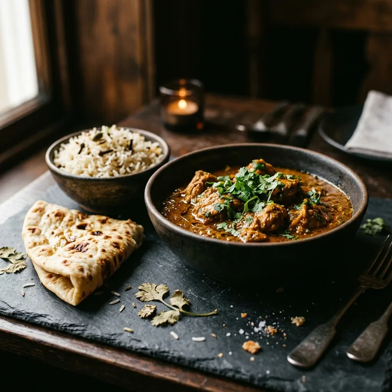 Pizza La Mamma – Curry mit Naan