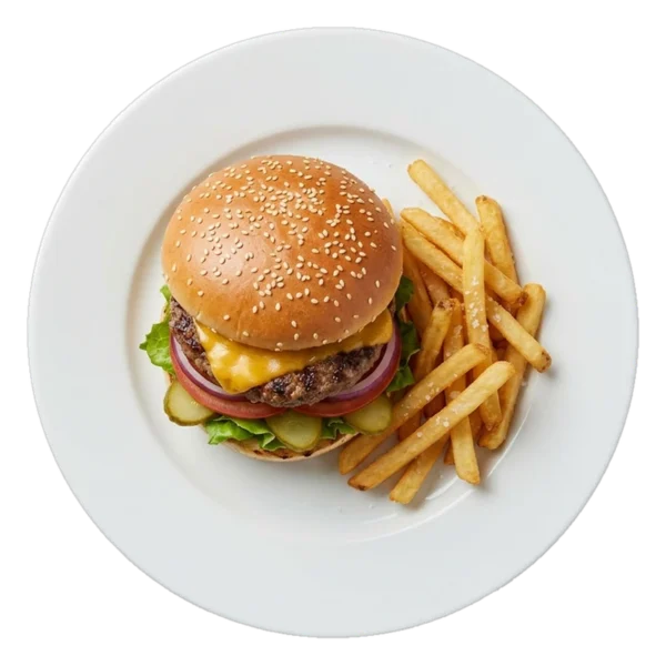 Nr. 536 Cheese-Burger – Pizza La Mamma