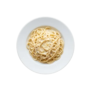 Nr. 119 Spaghetti Quattro formaggi – Pizza La Mamma