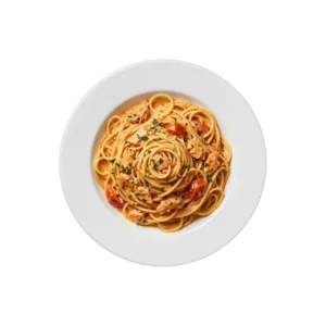 Nr. 123 Spaghetti Salmone – Pizza La Mamma