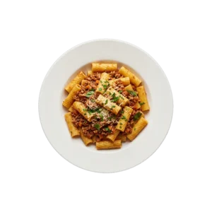 Nr. 131 Rigatoni Bolognese – Pizza La Mamma