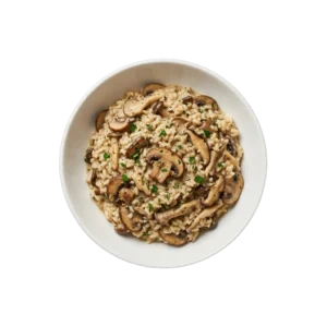 Nr. 224 Reis mit Champignons und Sahne – Pizza La Mamma