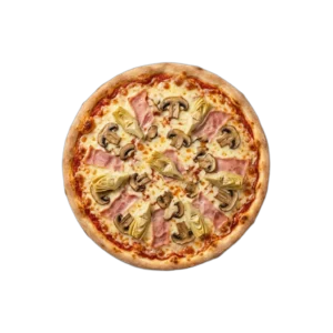 Nr. 29 Vorderschinken, Champignons … – Pizza La Mamma