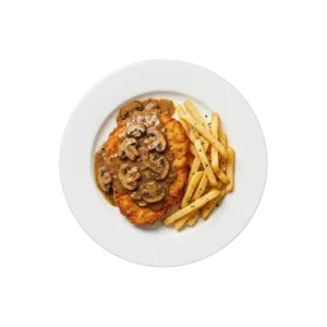 Nr. 300 Putenschnitzel – Pizza La Mamma