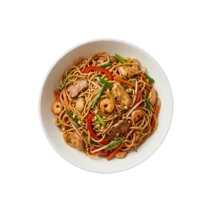 Nr. 359 Nudeln gebraten „China-Town-Stil“ – Pizza La Mamma