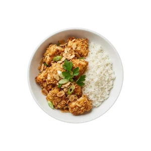 Nr. 369 Hühnerfleisch knusprig gebacken … – Pizza La Mamma