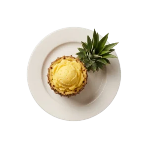 Nr. 454 Baby-Ananas gefüllt mit Ananaseis – Pizza La Mamma