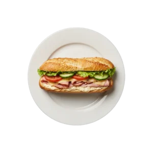 Nr. 473 Baguette mit Käse und Vorderschinken – Pizza La Mamma