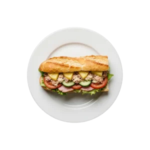 Nr. 476 Baguette mit Thunfisch, Vorderschinken … – Pizza La Mamma