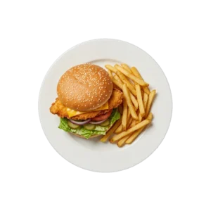 Nr. 535 Chicken-Burger – Pizza La Mamma